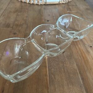 Divided Glass Serving Dish